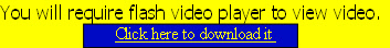 You will require flash video player to view video. 
Click here to download it   